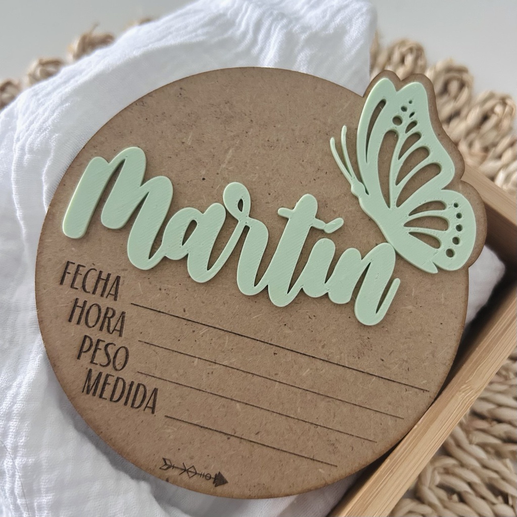 Placa nacimiento